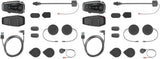Interphone Helmkommunikationssystem u-com 8 r Helm com.system interp. u-com 8r Doppel-Kit