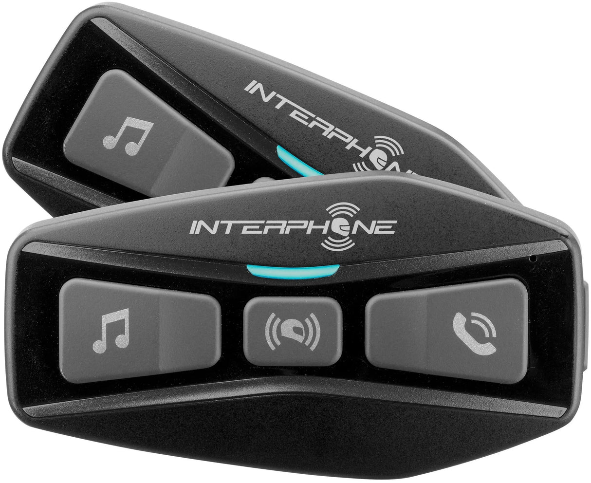 Interphone Helmkommunikationssystem u-com 2 Helm com.system interp. u-com 2 Doppel-Kit