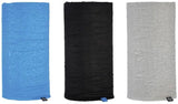Oxford Multifunktionstücher bequemes Halstuch bequem blau schwarz grau 3er-Pack
