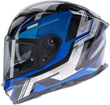 Spec-X Integralhelm SX-82.03 R1 Stinger Helm SX-82.03 R1 BL Schwarz Weiß XS Pinread