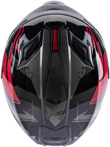 Spec-X Integralhelm SX-82.03 R1 Stinger Helm SX-82.03 R1 Rot Schwarz Grau XS Pinread