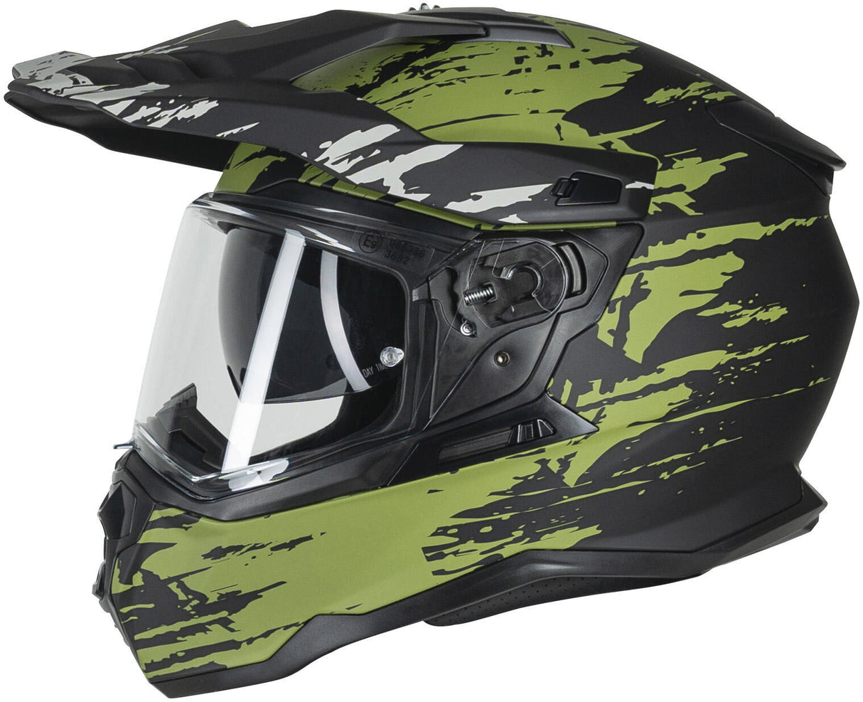 Spec-x Enduro-Helm SX-62.01 R1 Stinger Adv Helm Spac-X SX-62.01 R1 Stinger Adv XS BL grün