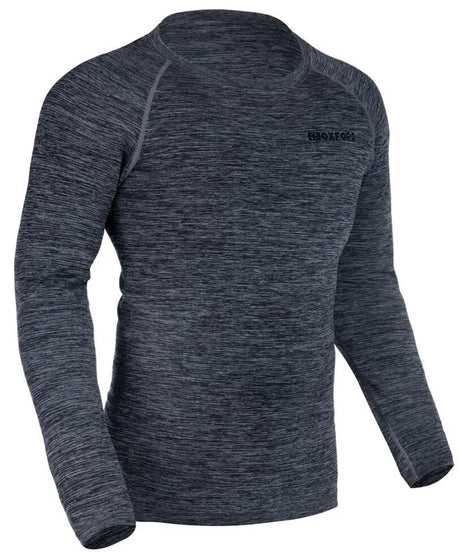Oxford Longshirt Advanced Base Layer Funktionsshirt Langarm S M Grau