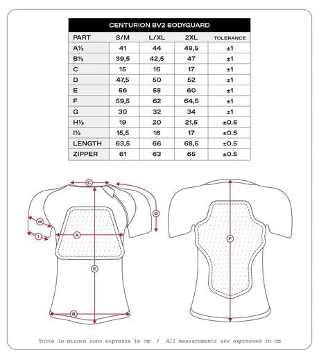 UFO Plast Protektorenshirt Centurion BV2 Protektorenshirt UFO BV2 Centurion Schwarz L XL