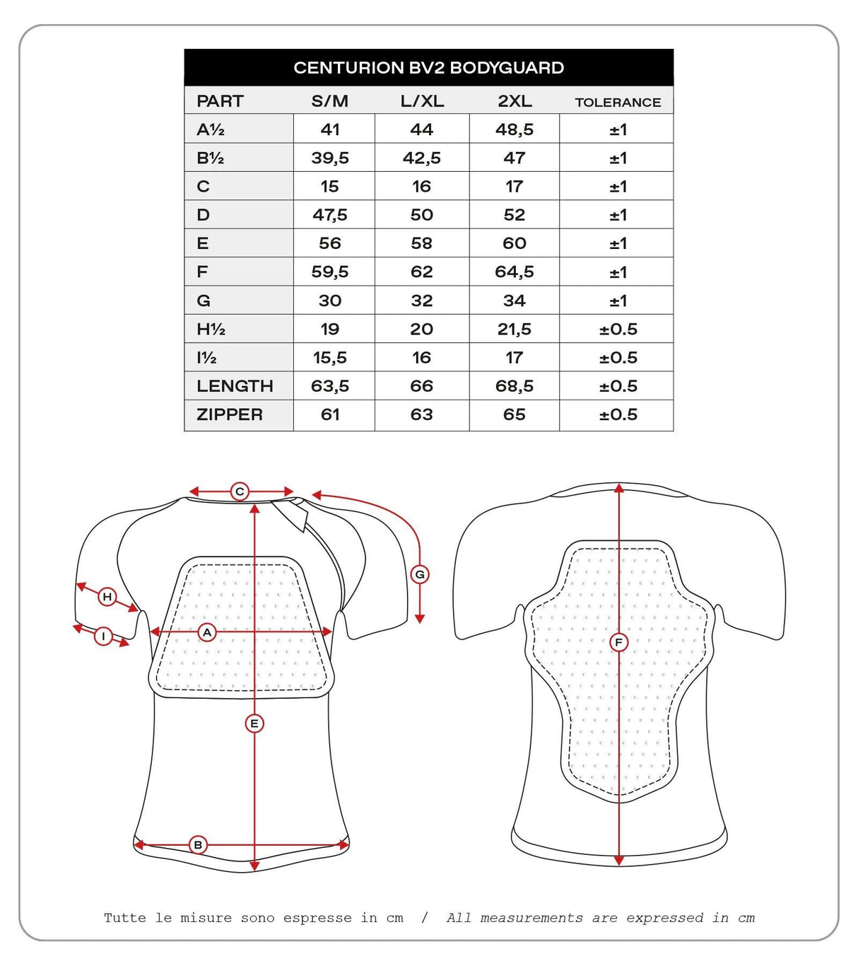UFO Plast Protektorenshirt Centurion BV2 Protektorenshirt UFO BV2 Centurion Schwarz XXL