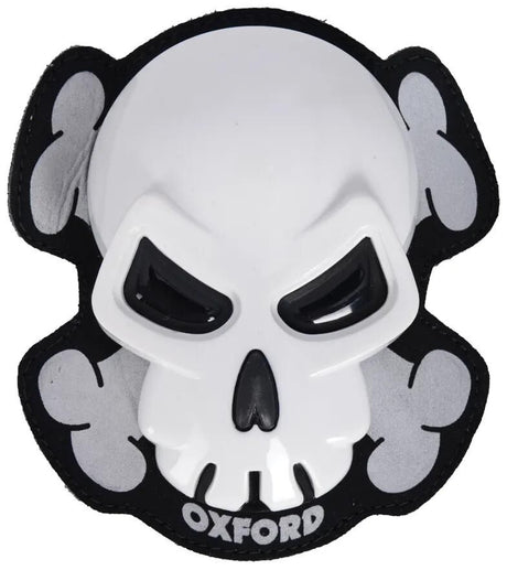 Oxford-Knieschleifer Knieschleifer Totenkopf weiß