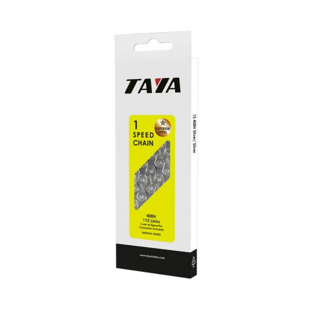 Taya Hallakette 408h 1 2x3 32 1-Geschwindegkeet schwaarze Black 112 Schalterkaart