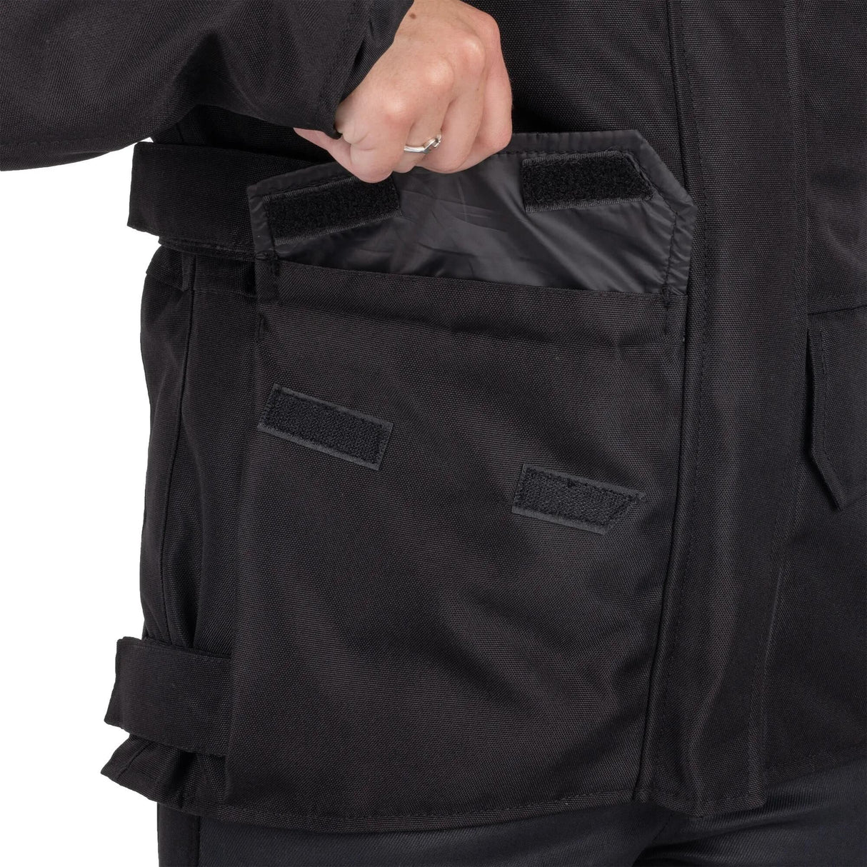 Oxford-Jacke Spartan Long WP WS Jacke Schwarz. Jacke Spartan da schwarz lang Größe 10