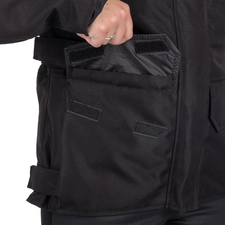 Oxford-Jacke Spartan Long WP WS Jacke Schwarz Jacke Spartan Da Schwarz Lang Größe 14