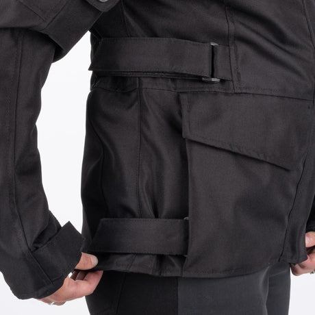 Oxford-Jacke Spartan Long WP WS Jacke Schwarze Jacke Spartan Da BW Neongelb Langgröße