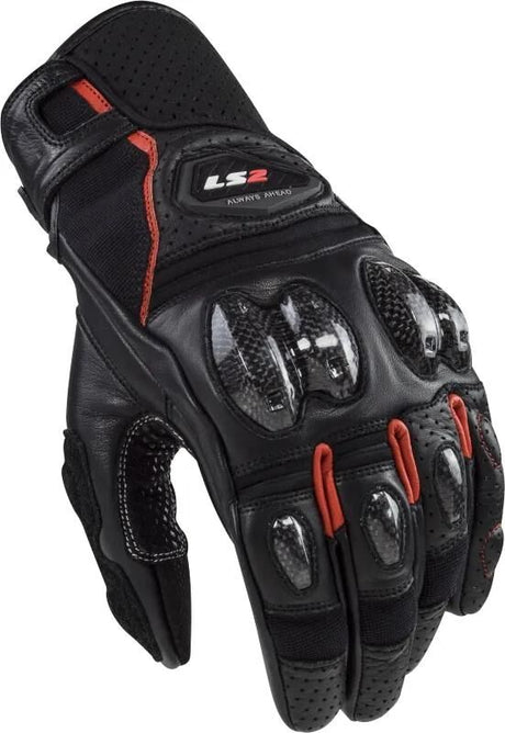Ls2-Handschuhe Spark II. Handschuh Spark 2 Leder Mann sw rt xl