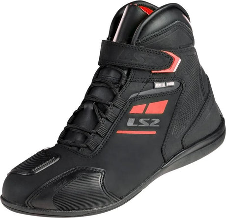 Ls2 garra wp man boot stiefel garra man wp schwarz rot 43