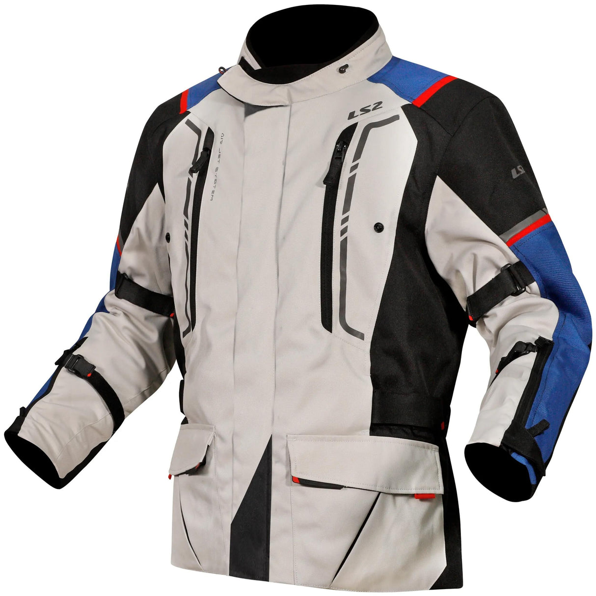 Ls2 Jacke Narvik Jacke Narvik Herren blau schwarz grau rot l