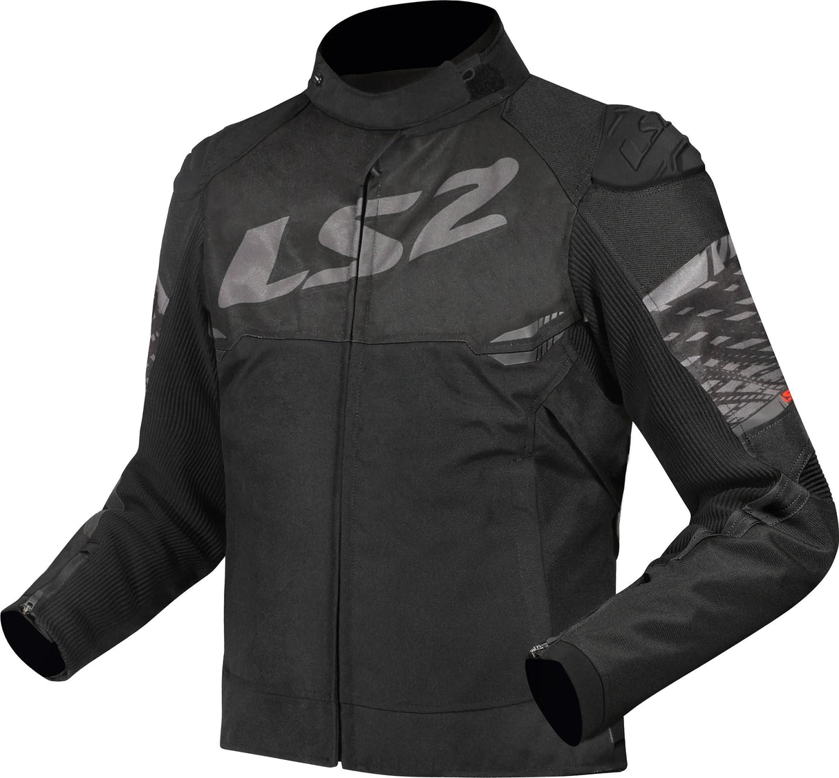 Ls2 Apex Jacke Jacke Apex Damen Schwarz Dunkelgrau Gr. s