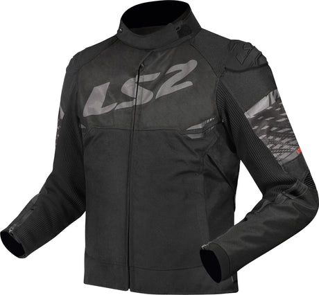 Ls2 Jacke Apex Jacke Apex Damen Schwarz Dunkelgrau Gr. m