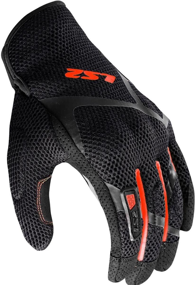 Ls2 handschuh ray ii man glove ray ii mens black red gr. s