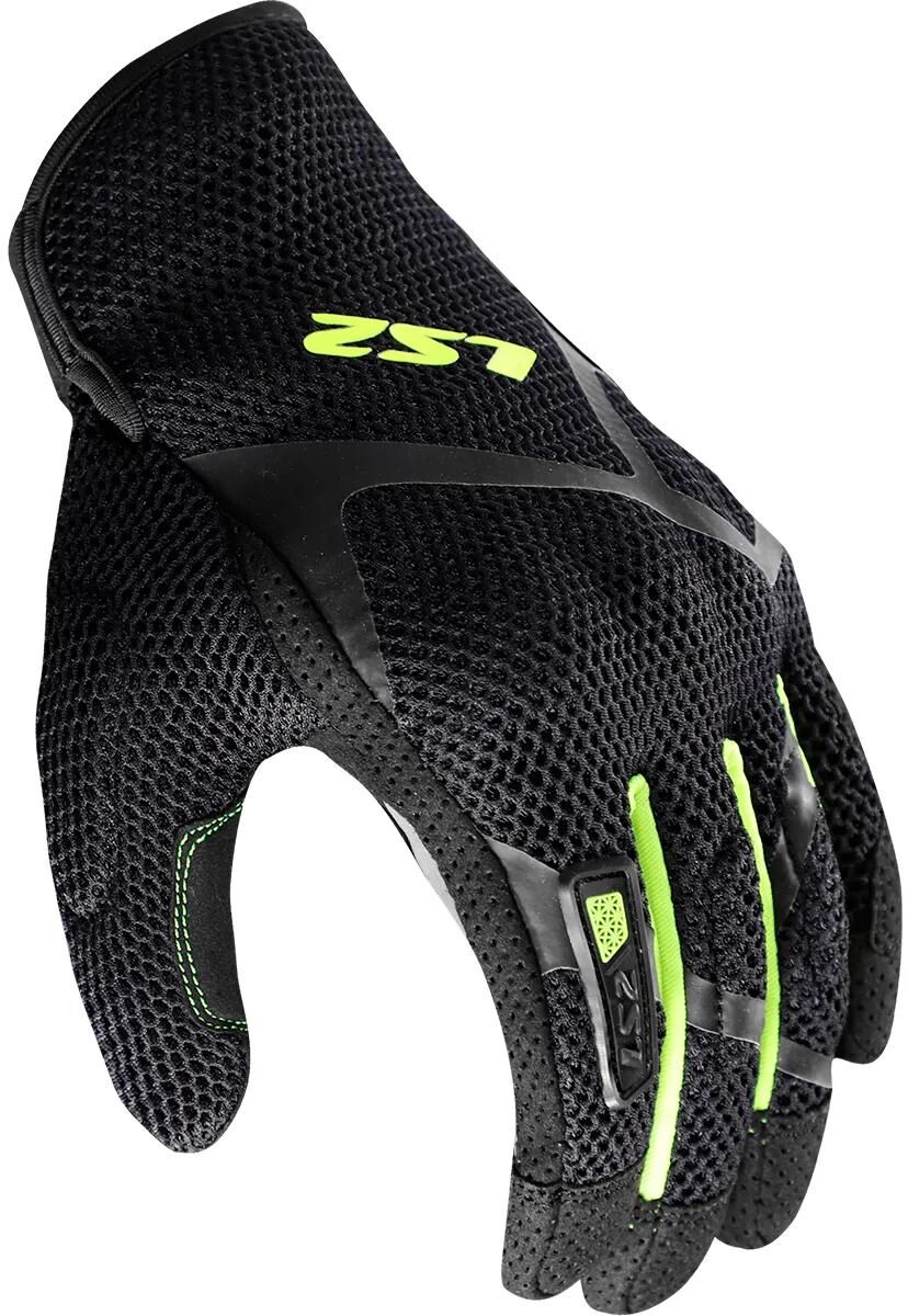 Ls2 handschuh ray ii man glove ray ii mens black yellow s