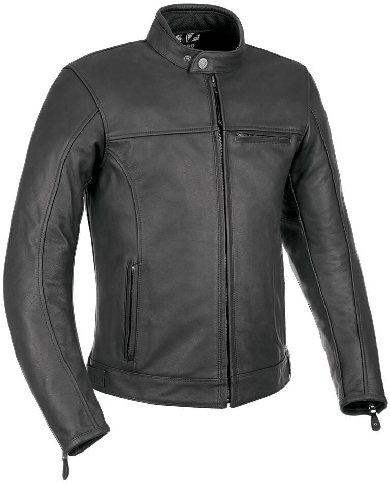 Oxford-Lederjacke Walton-Jacke Walton-Leder schwarz s