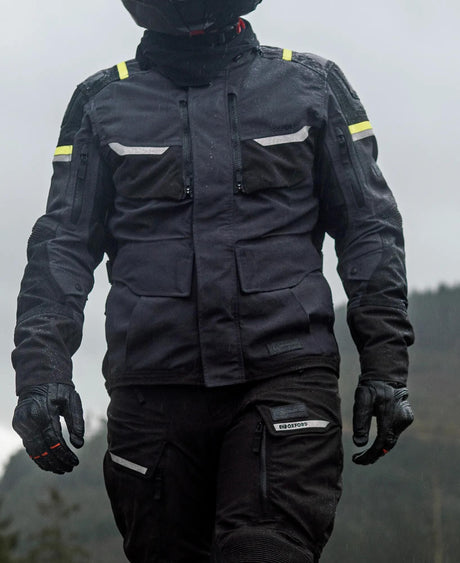 Oxfordjacke Stormland Jacke Stormland Grey SW Neongelb Gr. m