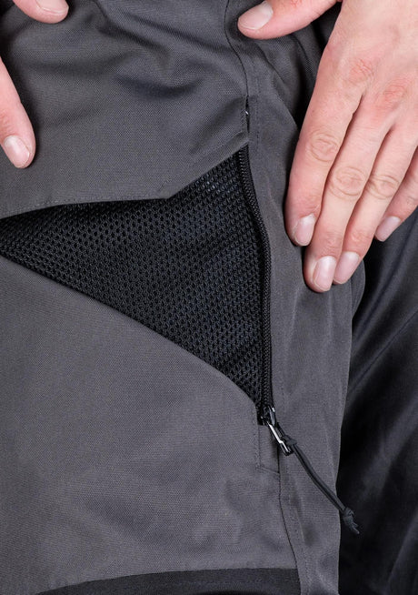 Oxford-Hose Rockland Hose Rockland grau bw rot kurz Größe L