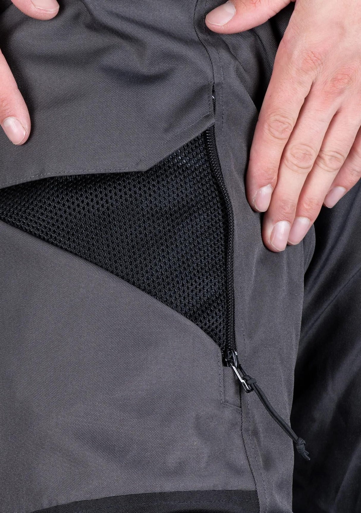 Oxford-Hose Rockland Hose Rockland grau bw rot kurz Größe 4x