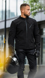 Oxfordjacke Faringdon Ms Jacke Faringdon M Schwarz Gr. l