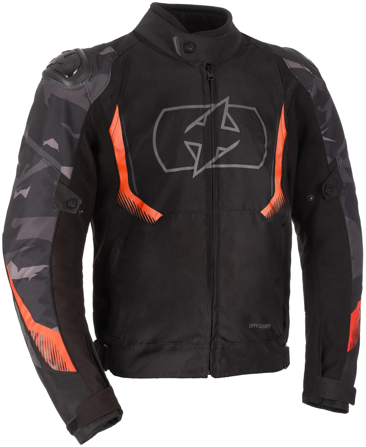 Oxford-Jacke Omega 1.0 Jacke Omega 1.0 D2D MS Schwarz Camo Rot XL