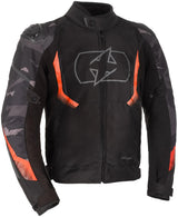 Oxford-Jacke Omega 1.0 Jacke Omega 1.0 D2D MS Schwarz Camo Rot XL