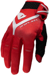 UFO pinkelt Hayes Motocross-Handschuh. Handschuhe UFO Hayes rot weiß gr. xl