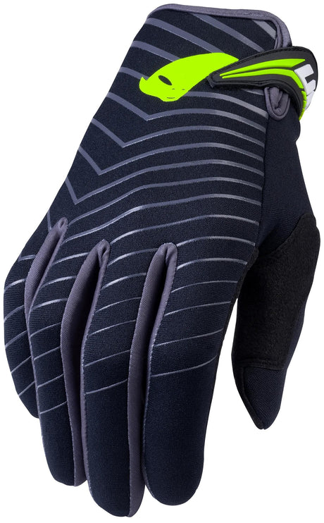 Ufo Pee Motocross Handschuhe Ninja Handschuhe Ufo Ninja Neopren Schwarz Gr. m