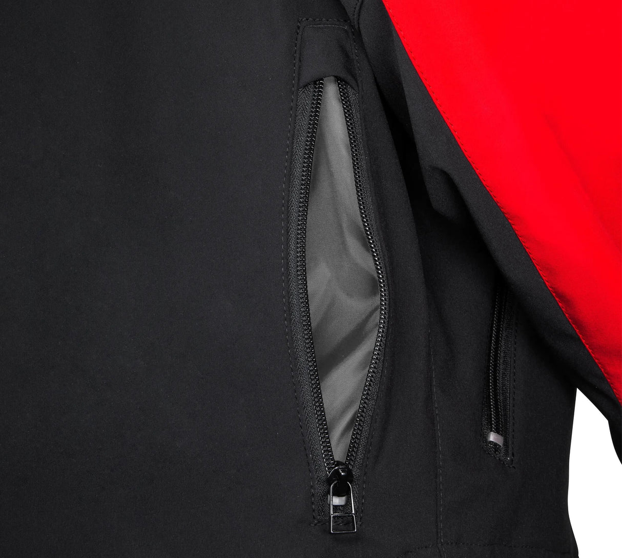 UFO Pinkeljacke Taiga Endurojacke UFO Schwarz Rot Gr. xl