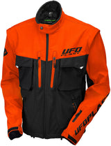UFO Pinkeljacke Taiga Endurojacke UFO Schwarz Orange Gr. m