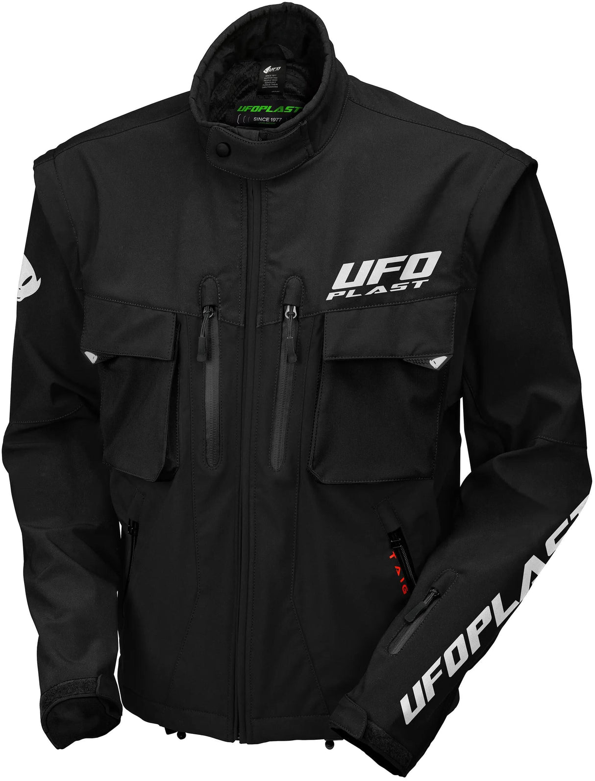 Ufo Plast Taiga Jacke Enduro Jacke UFO Schwarz Gr. m