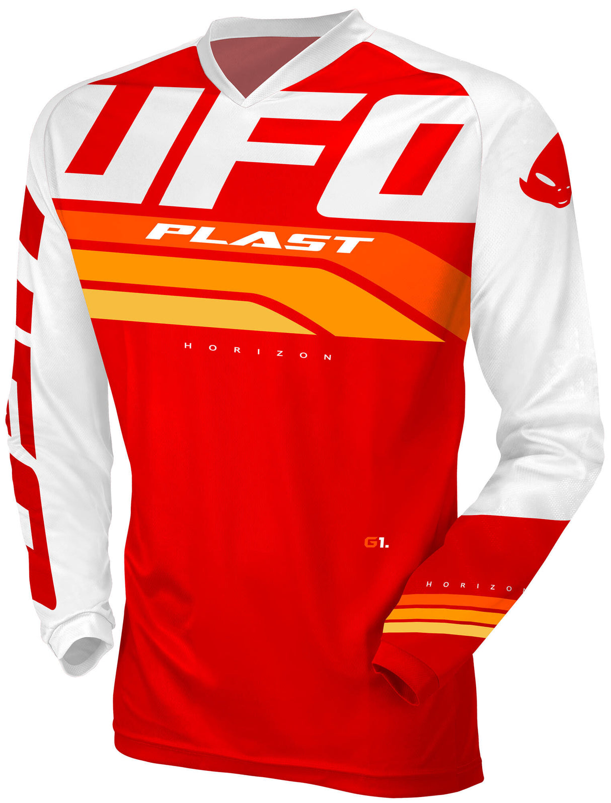 UFO Plast Trikot MX Horizon MX Trikot UFO Horizon rot Gr. l