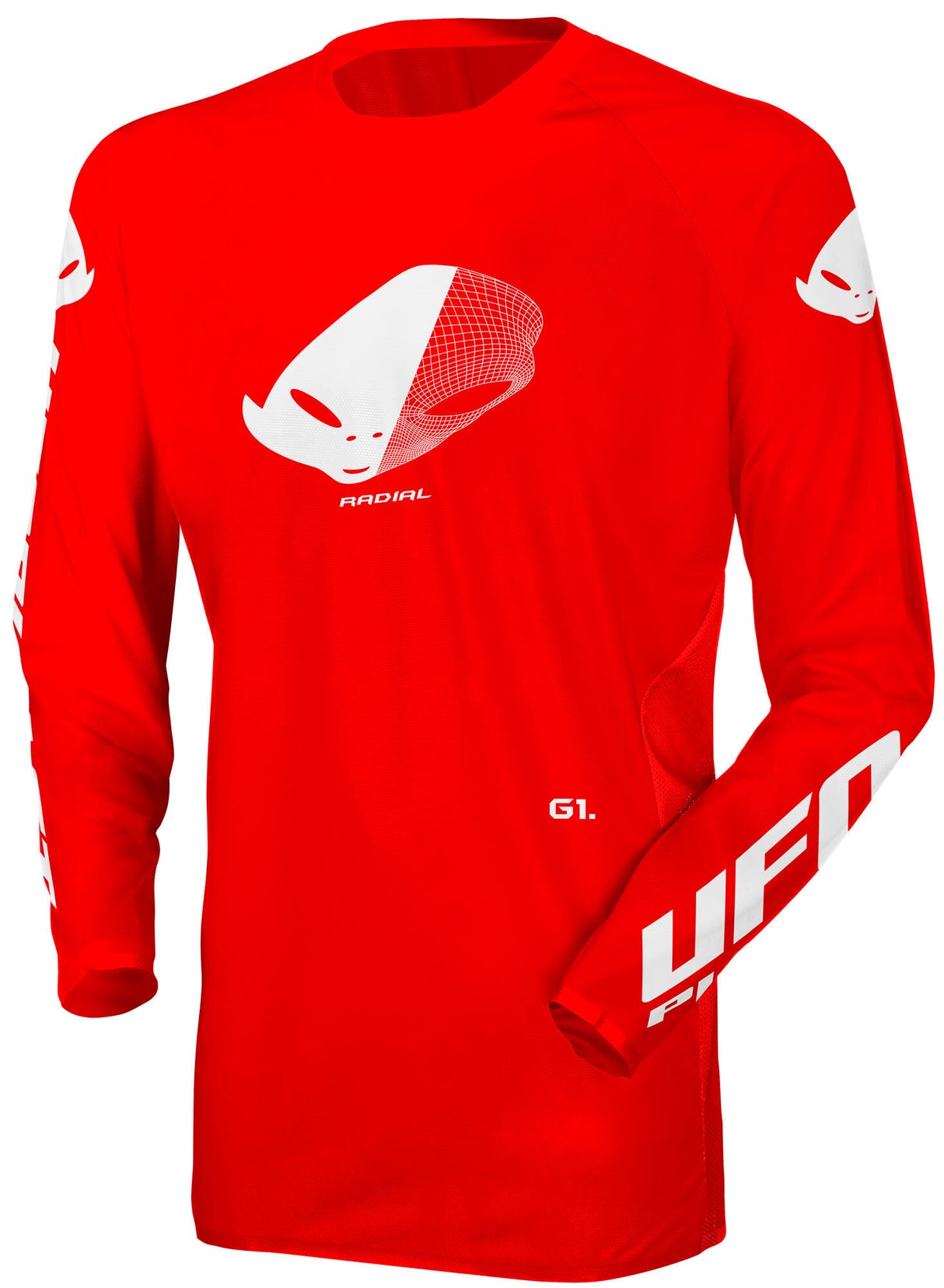 Ufo Plast Trikot MX Radial MX Trikot UFO Radial Rot Gr. m