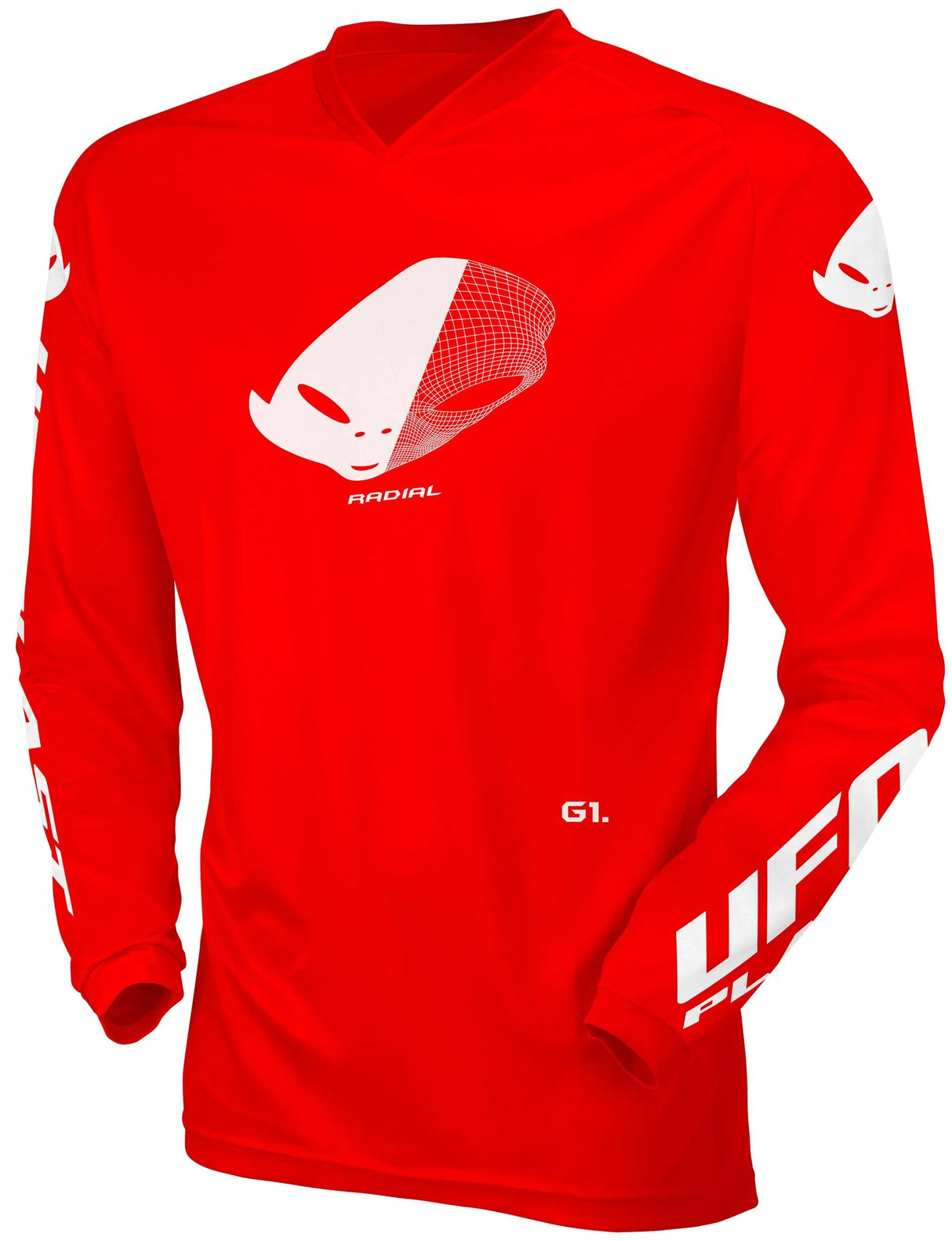 UFO Plast Trikot MX Radial Kindertrikot UFO Rad Rot Gr. xxxxs