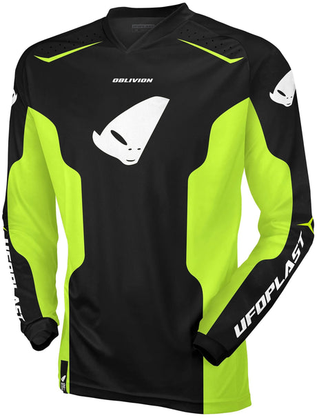 Ufo Plast Trikot MX Oblivion MX Trikot UFO Oblivion schwarz gelb Gr. l