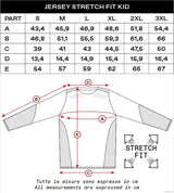 UFO Plast Jersey Ares Kids Kindertrikot UFO sind weiß schwarz Größe XS