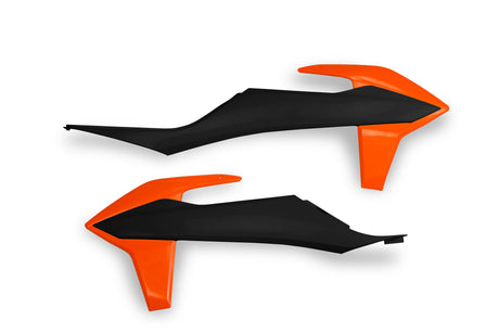 UFO Plast Kühlerabdeckung Kühlerabdeckungen UFO KTM Schwarz Orange