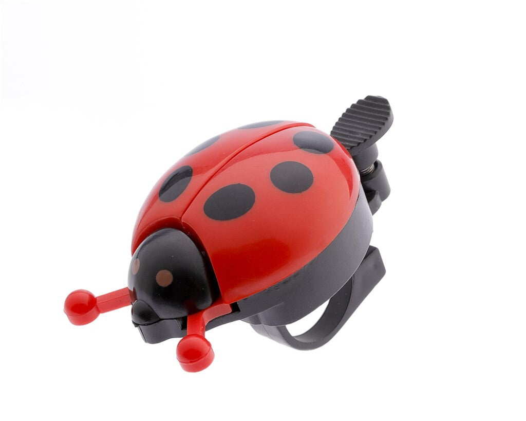 Bicycle Bell Ladybug junior 6.5 x 3,5 cm in acciaio rosso