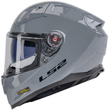 Ls2 Integralhelm FF811 Vector II Solider Helm FF811 Vect. ii einfarbig xs grau