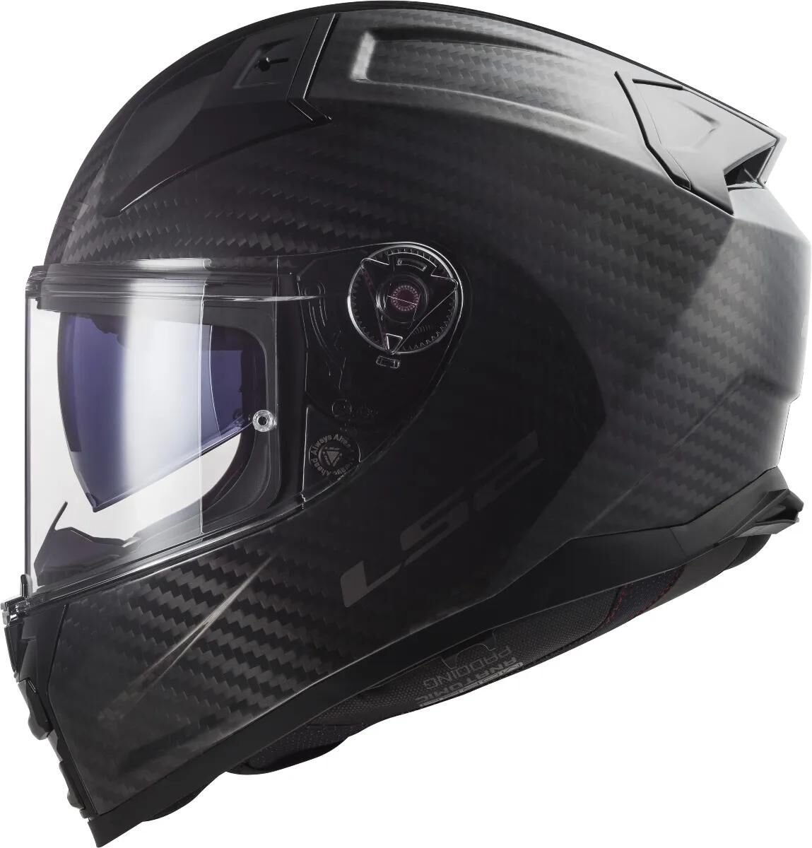 Ls2 Integralhelm FF811 Vector II Carbon Solid Helm FF811 Vect. ii solid sw.carbon 3xl