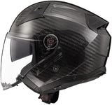 Ls2 Jethelm of603 Infinity II Carbon Solid Helm Infinity II Carbon Black Gr. xs