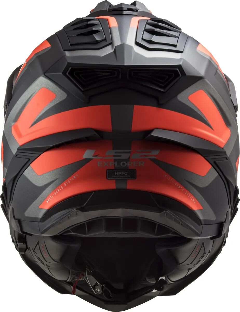 Ls2 Enduro-Helm MX701 Explorer Alter, abnehmbar und waschbar, Rettungswangenpolster, mikrometrischer Verschluss, abnehmbares Helmoberteil, Vorbereitung für Helmkommunikation, Pinlock 70 Maxvision™. Helm MX701 Explorer alter xxl bl. oder matt