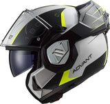 Ls2 Klapphelm FF906 Advant Codex Helm FF906 Adv. Codex xxl weiß sw gelb.