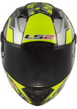 Ls2 Integralhelm ff805 Thunder Carbon Space Helm ff805 thun.ca. space xxl gelb. grau matt