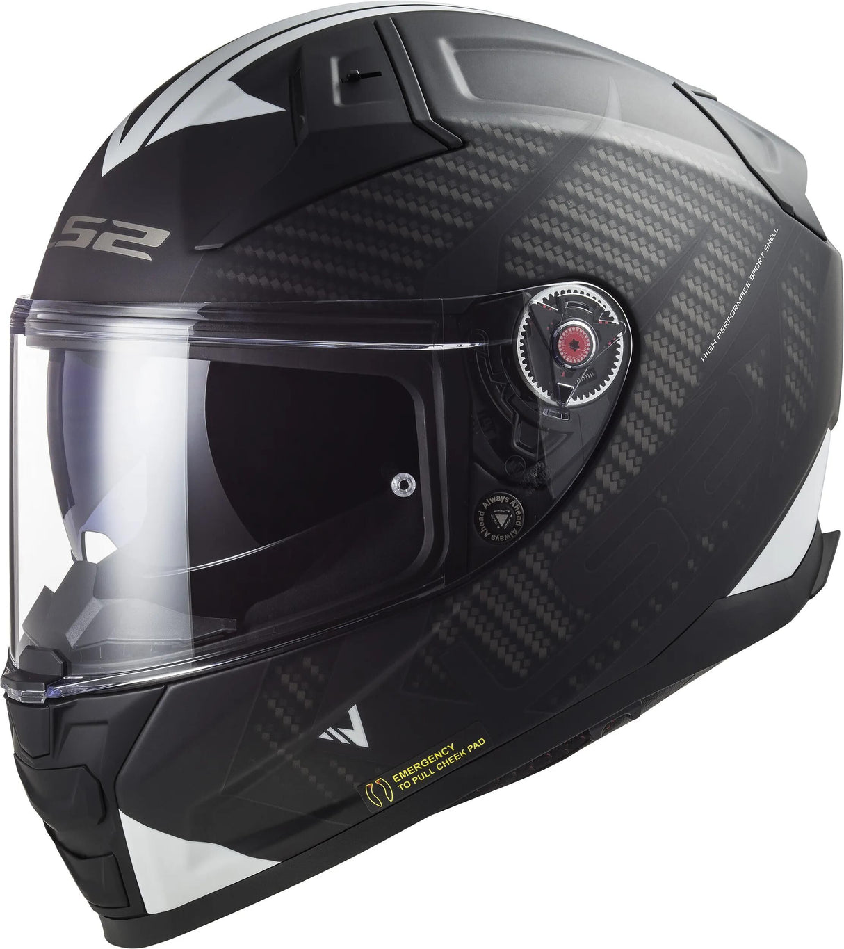 Ls2 Integralhelm FF811 Vector II Splitterhelm FF811 Vect. ii spl. xl bl weiß