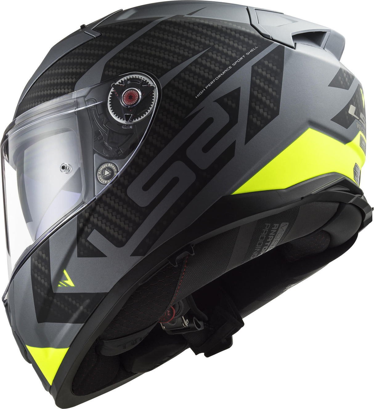 Ls2 Integralhelm FF811 Vector II Splitterhelm FF811 Vect. ii spl. XXL-Meise. gelb