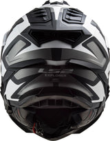 Ls2 Enduro-Helm MX701 Explorer Alter, abnehmbar und waschbar, Rettungswangenpolster, mikrometrischer Verschluss, abnehmbares Helmoberteil, Vorbereitung für Helmkommunikation, Pinlock 70 Maxvision™. Helm MX701 Explorer Alter XS Bl. weiß matt