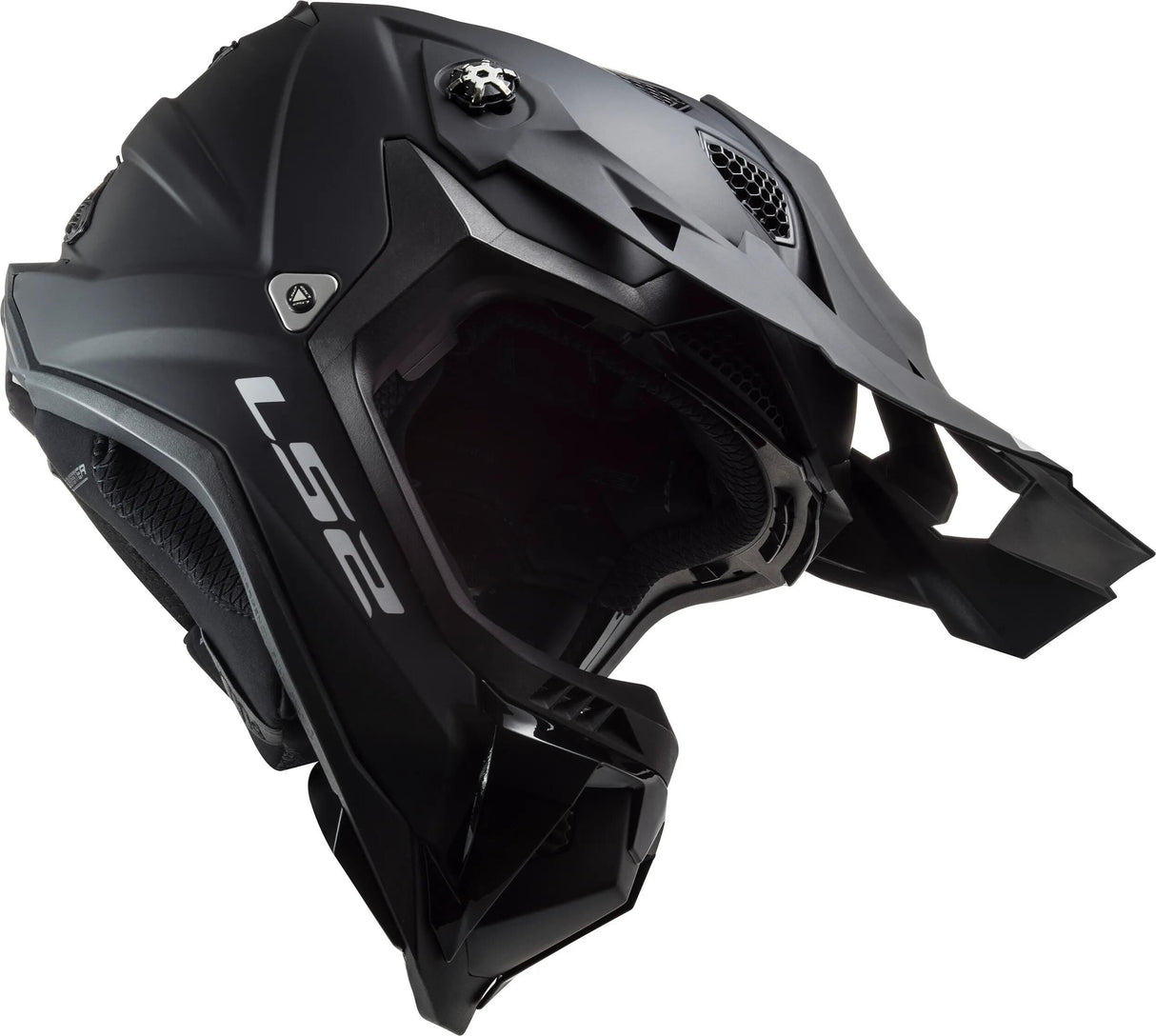 LS2 Crosshelm MX700 Subverter Evo Noir, abnehmbar und waschbar, atmungsaktiv und hypoallergen. Helm Subverter Evo Noir SW matt Gr. l